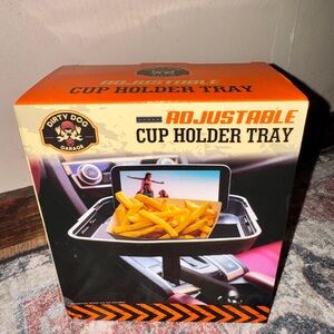 Dirty Dog Garage Adjustable Cup Holder Tray